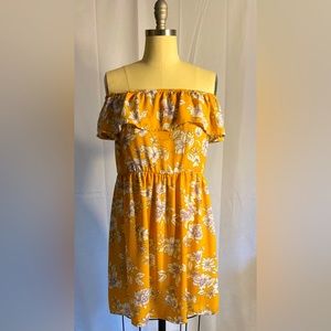 Xhiliration Floral Sun Dress Size Large